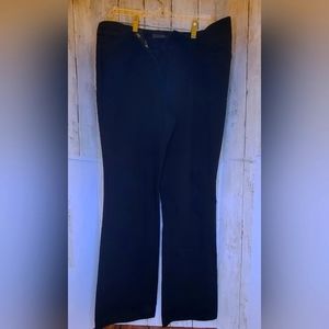 NY&C 7th Avenue Boot Cut Black Slacks 12